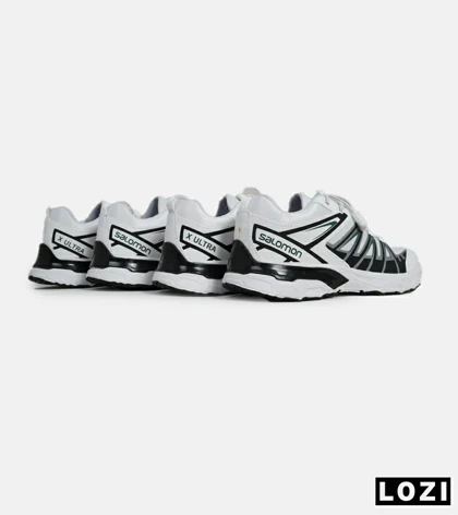 کفش کتانی بزرگ پا سفید مشکی Salomon X ULTRA