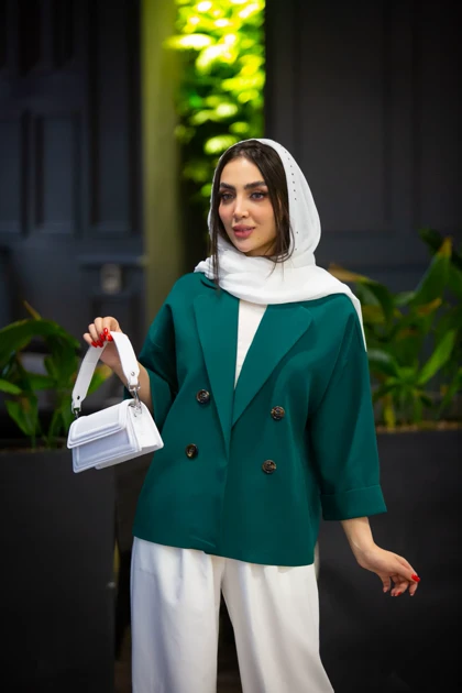 مانتو مازراتی استین پاکتی