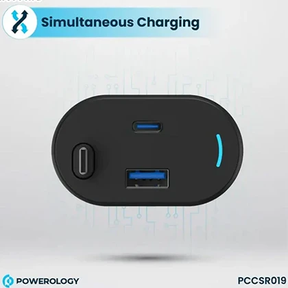 شارژر فندکی 65W پاورولوژی مدل POWEROLOGY PCCSR019