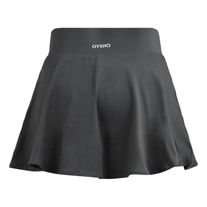 دامن کشاله دار تنیسی اویشو مدل PB-4H0258 مشکی