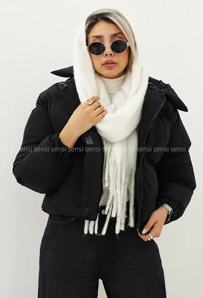 کاپشن پفی کلاه دارکد1004885