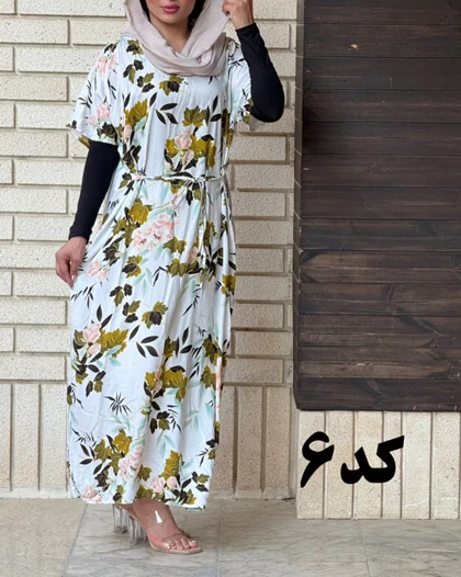 پیراهن مادر بزرگی آستین کوتاه 7064