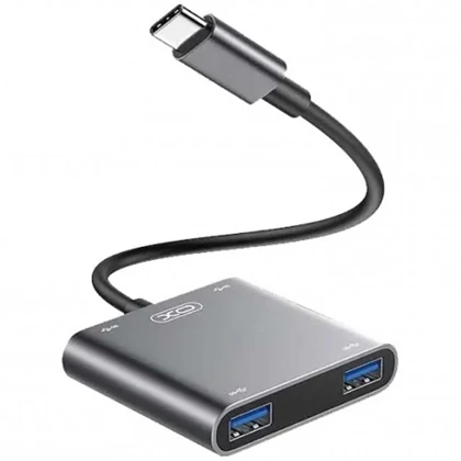 هاب تایپ سی 4 پورت یو اس بی ایکس او HUB012B