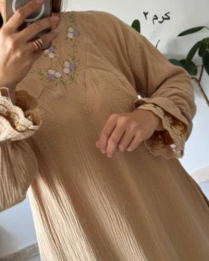 پیراهن مانتویی ترمه