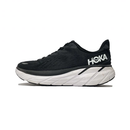 کفش راحتی مردانه و زنانه هوکا کلیفتون Clifton مشکی زیر سفید