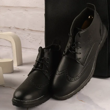 نیم بوت مردانه COCO مشکی مدلSalivanویژه