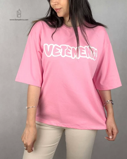 تیشرت باکسی طرح Vetements