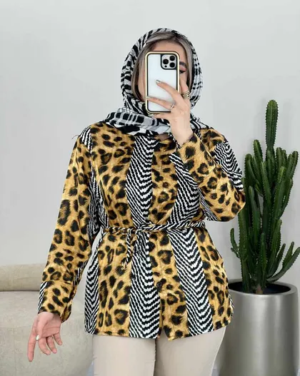 شومیز پلنگی(41)کد3480