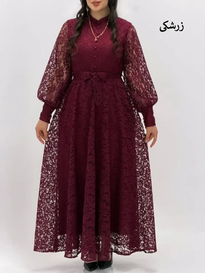 3579-پیراهن مزونی ماهرو