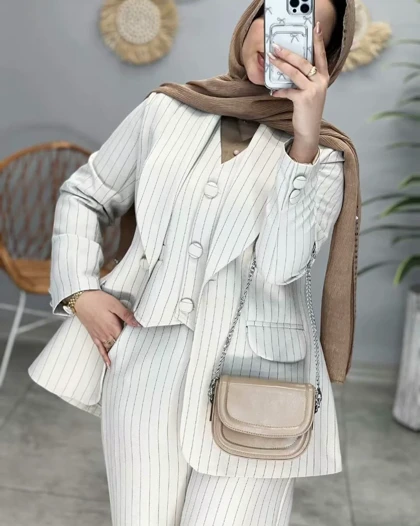 ست سه تیکه کت شلوار جلیقه شاه توت