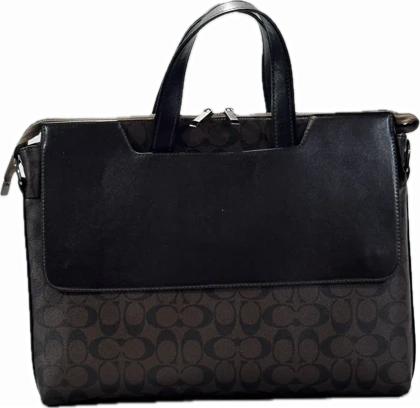 کیف اداری یونیسکس آلفا کوچ قهوه ای coach