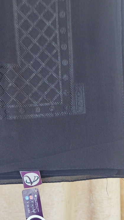 روسری زنانه مجلسی مشکی