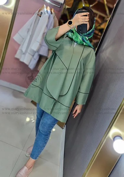 مانتو دو یقه