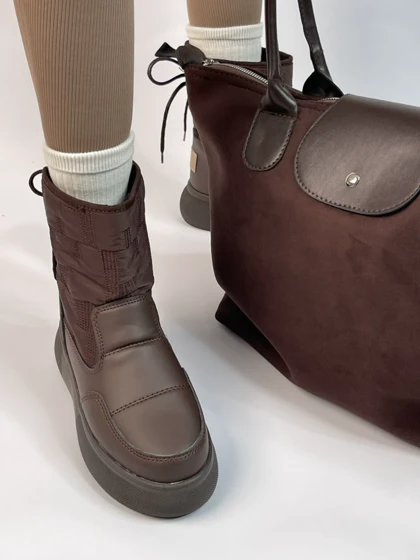 نیم بوت پشت بندی کاپشنی 2367