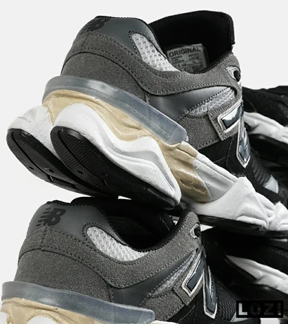 کفش کتانی مردانه و زنانه طوسی مشکی NEW BALANCE 9060 مدل 7311