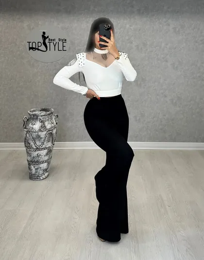 بلوز سرشانه زنجیر : 8704
