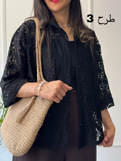 مانتو شومیزی مزونی دانتل لارا | استایل تو