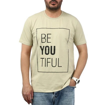 تیشرت آستین کوتاه چاپی مردانه سیزر مدل 155118142