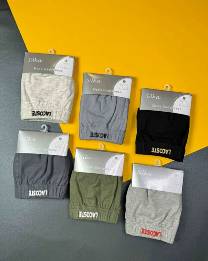 شورت پنبه لاکرا نیم پا LACOSTE اوت لت سیلکا