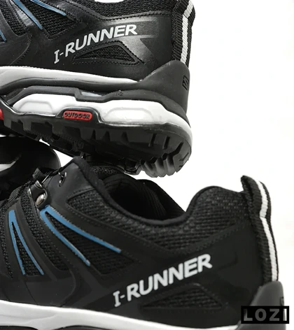کفش کتانی مردانه مشکی آبی SALOMON I-Runner disk