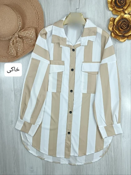 شومیز مانتویی مهگل کد 50507