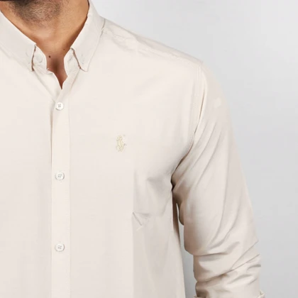 پیراهن آستین بلند راه راه مردانه مدل 6102054