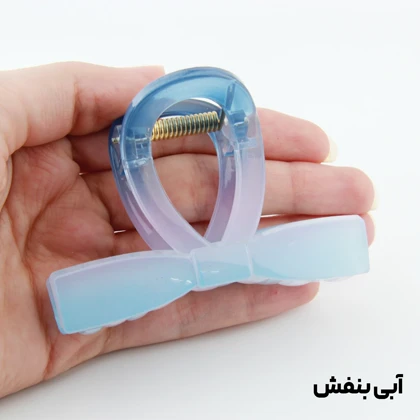 کلیپس دخترانه مدل پاپیون دو رنگ