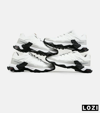 کفش کتانی سفید مشکی طوسی مردانه و زنانه Salomon XT-Slate Advanced مدل 7423