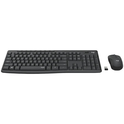 ست موس و کیبورد بی سیم بی صدا لاجیتک MK295