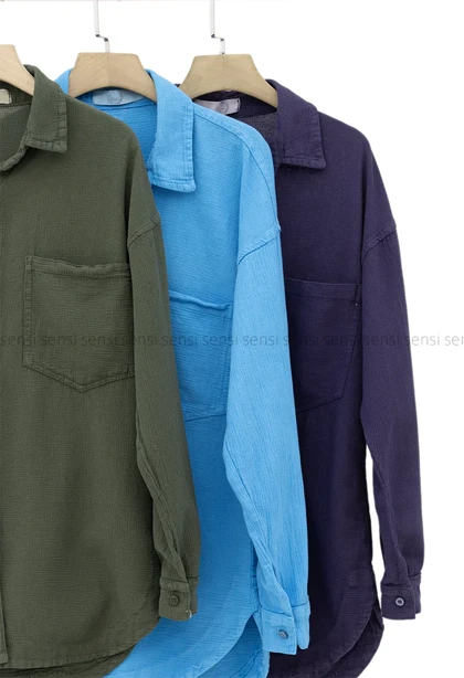 شومیز 2جیب کنفی کد1005090