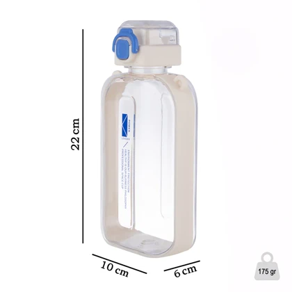 قمقمه ورزشی کتابی بنددار دوشی power 750cc