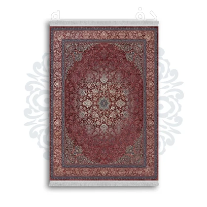 *جدید* فرشینه از جنس پارچه شانل مخمل ترک طرح فانتزی برند دفه کد 935