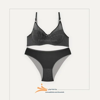 ست راحتی فنردار ملانژ برند نوشه پوش