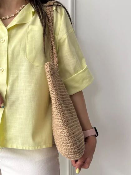 مانتو شومیزی باکسی سایه