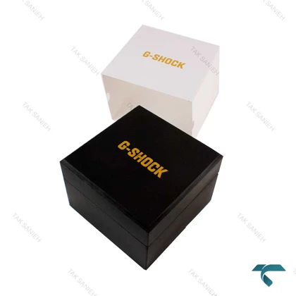 ساعت جیشاک GA2100 مردانه مشکی صفحه نارنجی GShock-8386-G