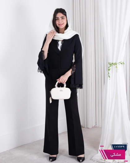 کت و شلوار خرجکار دانتل KENZO