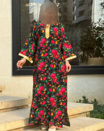 پیراهن ساحلی گل‌دار خارجی 6094