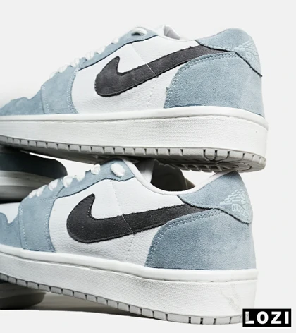 کفش کتانی مردانه سفید آبی نایک NIKE SB