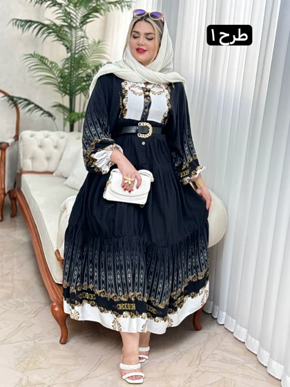 پیراهن نخی سمانه 2154