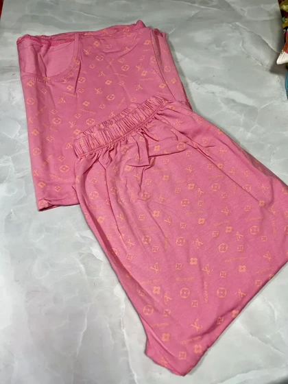 ست شلوار تیشرت راحتی پنبه