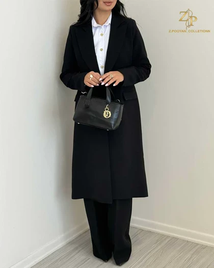 مانتو زنانه کرپ لاریک