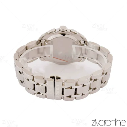 ساعت تیسوت مردانه سه موتوره مشکی نقره ای 104225