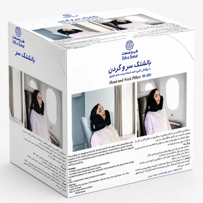 بالش دور گردنی طبی طب و صنعت مدل 90400 سایز اسمال