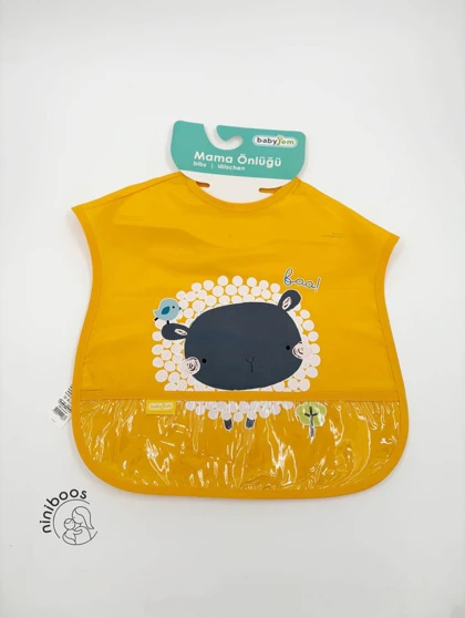 پیشبند کودک بدون آستین طرح گوسفند بیبی جم baby jem