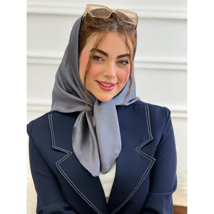 مینی اسکارف ساده نخ کریستال