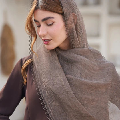 شال حریر تک‌رنگ 20688