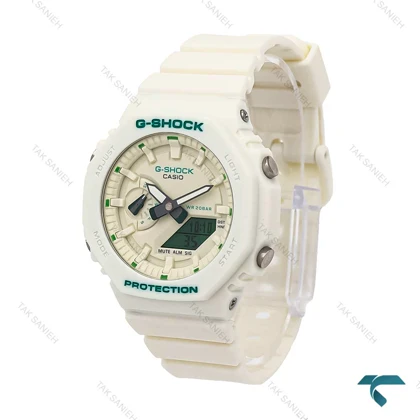 کاسیو جیشاک زنانه GMA-S2100 شیری ایندکس سبز G-shock-6411-L
