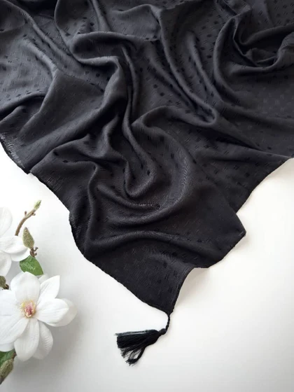 روسری نخی پارچه اشکی کد 255