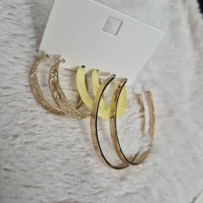 گوشواره زنانه آی ام کد Z-TF09 مجموعه 3 عددی