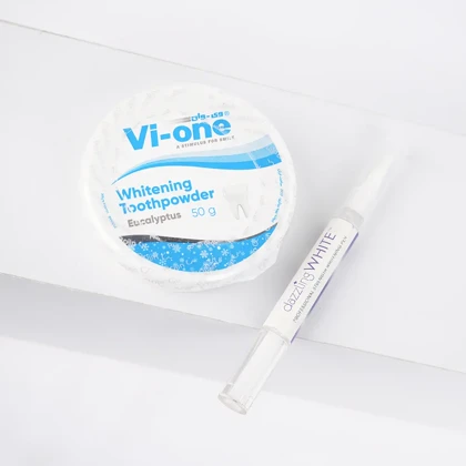 پکیج سفید کننده دندان ( قلم Dazzling White + پودر Vi-ONE)